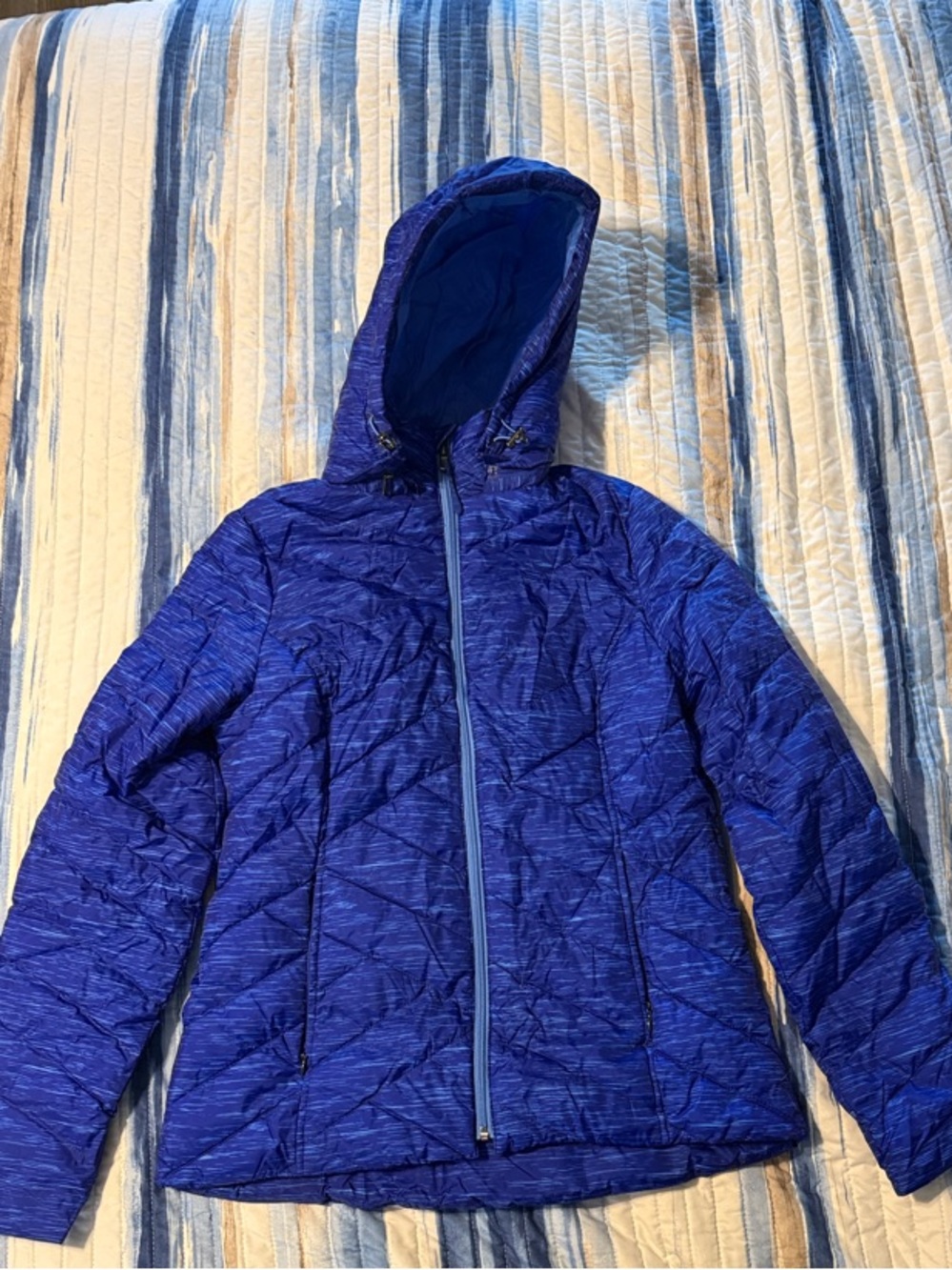 tek gear Blue Hooded Ski Jacket
